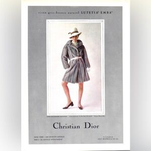 5/$20 Christian Dior 1968 Advertisement